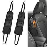 Produkt Finder 2 Stück Auto Organizer Rücksitz, Autositz Organizer Aufbewahrungstasche Faltbare Autositz Seitenorganisator Faltbare Auto Aufbewahrungstasche Netztaschen, für Lkw Van Suv Schwarz