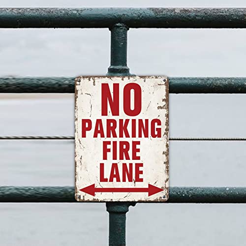 Panneau de No Parking Fire Lane pour libérer les voies de secours - 6