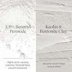 Neutrogena Evenly Clear Acne Cleansing Face Mask with 3.5% Benzoyl Peroxide Treats Breakouts & Bentonite Clay, Purifying Clay Mask Absorbs Oil to Visibly Improve the look of Skin, 4.2 fl. oz - Image 3