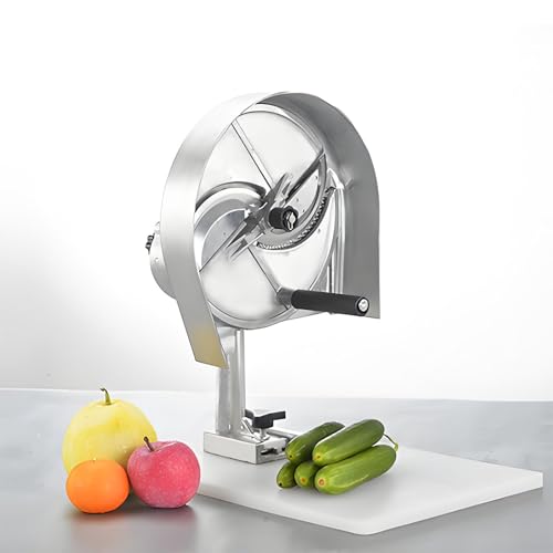 Cortador de verduras multiusos, máquina de corte manual de limón, ajustable de 0,3 a 8 mm de grosor, extraíble y fácil de limpiar, utensilio de cocina