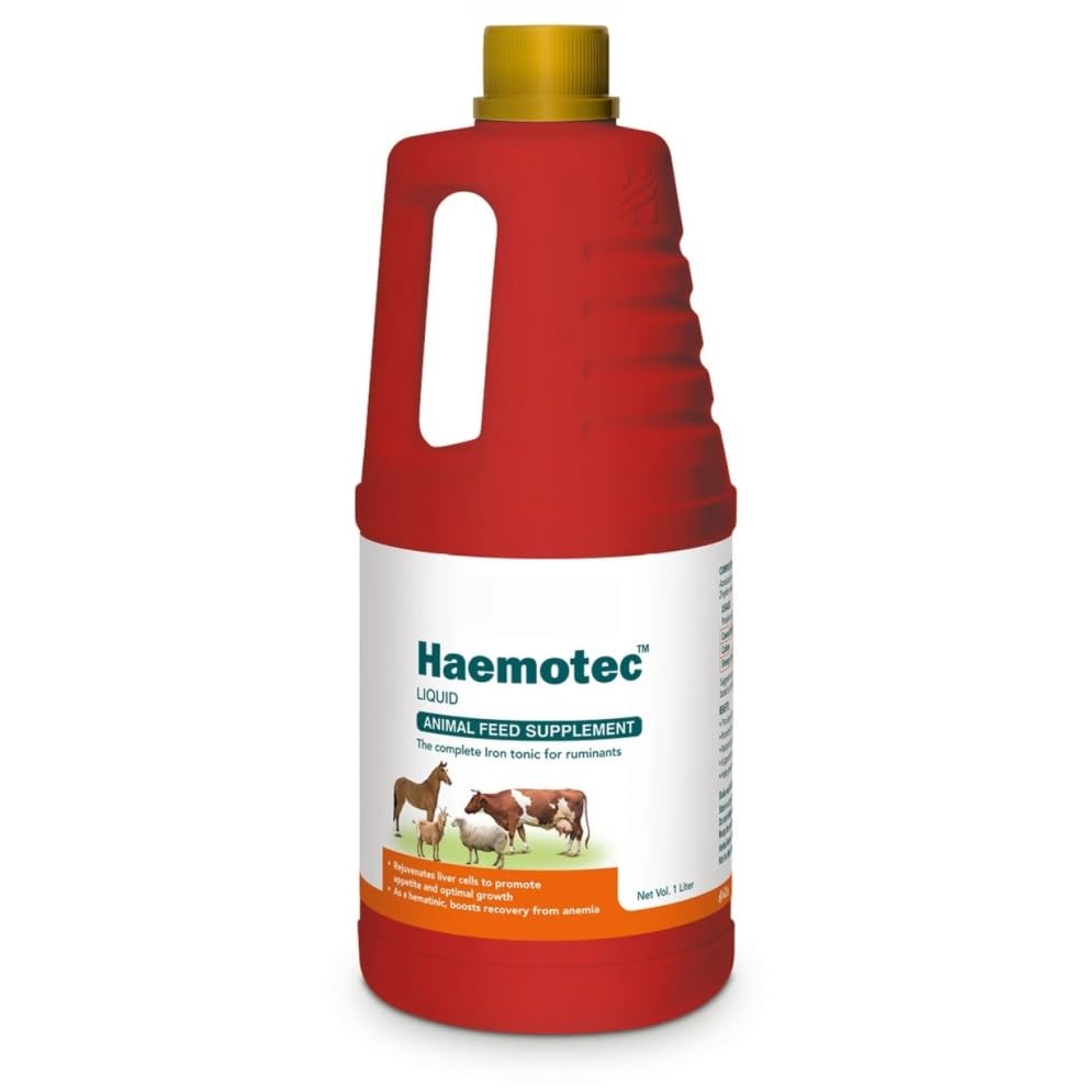 Haemotec Complete Iron Tonic for ruminants Animal Feed Supplements Pet Health Supplements (1 LTR)-image-1