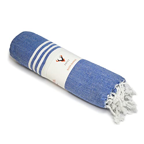 Bath Towels| Light Weight Turkish Style Bath Towels For Men Large Size Cotton|75 X 150Cm Quick Absorption &Faster Drying Bath Towel For Women| 100% Cotton (Pack Of 1, Royal Blue), 90 TC