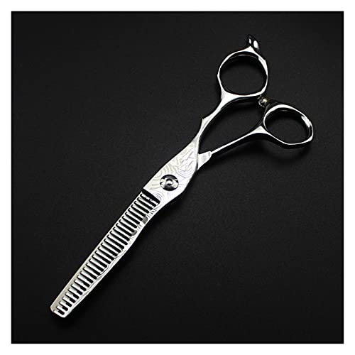 Ciseaux de coiffeur de 6 pouces avec lames en acier inoxydable ergonomiques