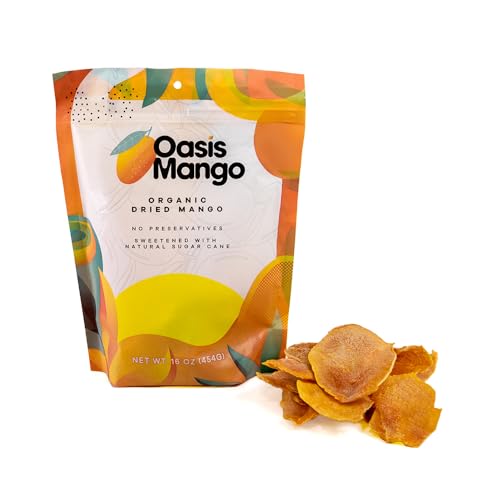 The 30-Day No Sugar Challenge: Real Body Results Oasis Mango - Organic Dried Mango, Low Sugar Added - Large Bag 16...