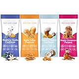 Earthside Farms Keto Nuts - Healthy Trail Mix, 8-Pack Candied Nuts Individual Packs - Candied Pecans, Toffee Peanuts, Flavored Cashews Snack Mix Variety, Healthy Snacks for Adults