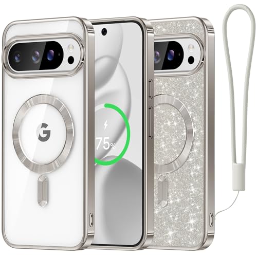 Coque antichoc Pixel Pro XL argentée rigide avec dos translucide