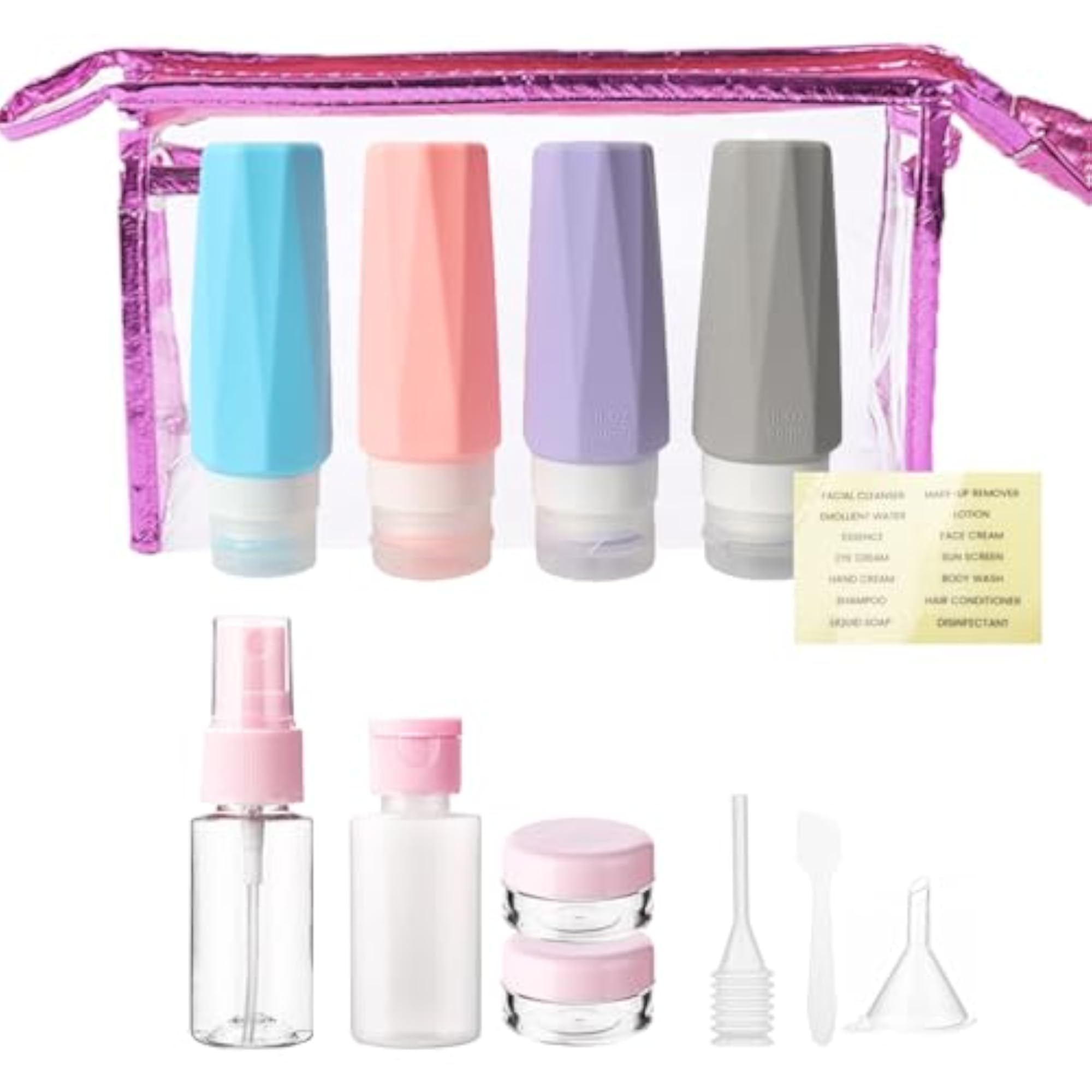 13-Piece Leak Proof Travel Bottle Set