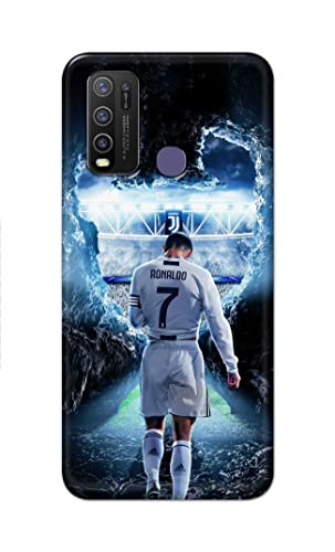 Image of Printed Hard Back Cover Case for Vivo Y50 Back Cover (Footbal Legend) -1302