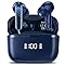 AI Translation Earbuds Real Time, 3-in-1 Language Translator for 144 Languages & Accents Online Translation, 48H translate Earbuds with Bluetooth & APP, Deep Blue