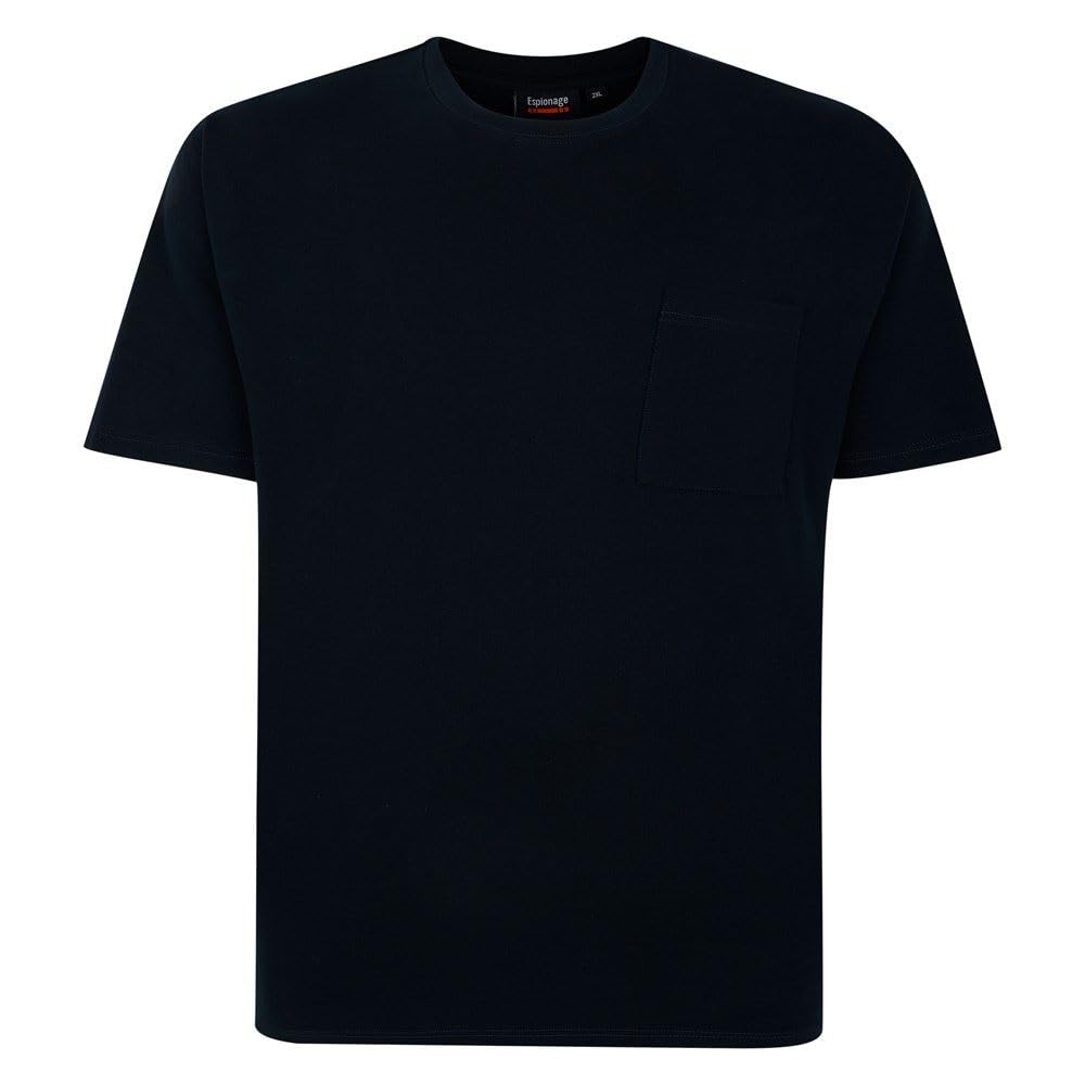 Espionage Mens French Terry Big & Tall Short Sleeve T-Shirt - Navy - 3XL
