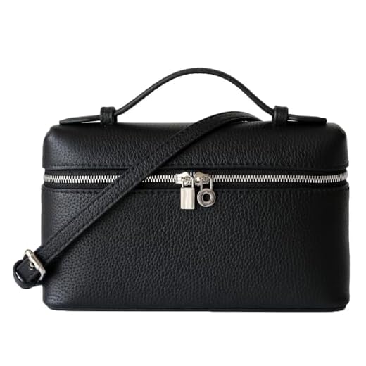 Rejolly Crossbody Bag for Women Small Top-Handle Pouch Purse Designer Shoulder Handbag Quiet Luxury Leather Trendy Purse Black