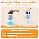 2er Set Hunde Handtuch extra saugfähig, Hundehandtücher aus Mikrofaser, Weich, Langlebig und Schnell Trocknend - Ideal für Kleine, Mittelgroße & Große Hunde
