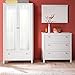 Produktbild trendteam smart living Garderobe Garderobenkombination 3-teiliges Komplett Set Ole, 198 x 192 x 38 cm in Weiß mit viel Stauraum