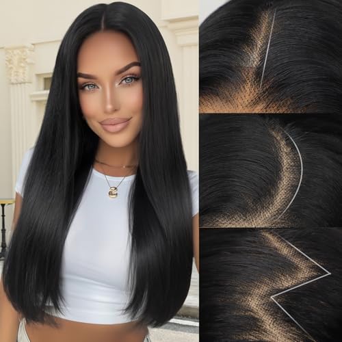 AISI HAIR Straight Lace Front Wig Pre Plucked With Baby