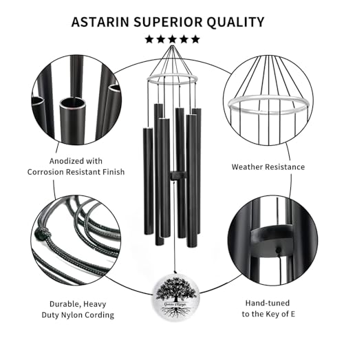 Image of Personalized Retirement Wind Chimes for Outside, 36 inch Happy Retirement Gift for Women, Men, Coworker, Colleague, Boss, Teacher, Nurse, Friend, Going Away Garden Patio Decor