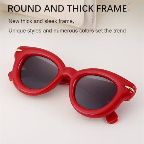 Round Sunglasses Women Luxury Fashion Cat Eye Sun Glasses Ladies Trends Punk Hip Hop Shades Eyewear3