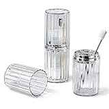 MYLDH Toothbrush Travel Case Portable Travel Toothbrush Holder, Large Travel Toothbrush Cup, Travel Toothpaste Container for School, Camping, Business Trip Bathroom