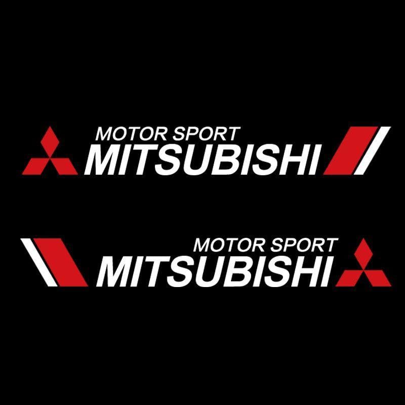 KENANS Pegatinas con Emblema para Mitsubishi Montero Sport, Calcomanías con el Logotipo Emblema Insignia Adhesivo Pegatina,White