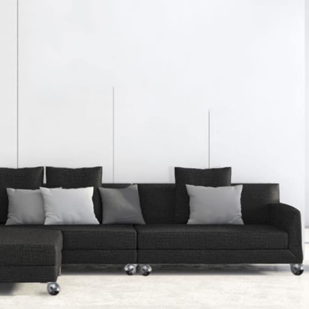 Lenkrollen Möbelrollen Lenkrollen mit Gewindewelle, Kugelrollen mit Bremse for Möbel, Sofas, Stühle, 5,1 cm, 4er-Set(4*Brake,50mm)