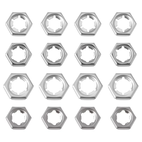 SG Store 40 Tuercas Hexagonales Autoblocantes (6 Dientes de Bloqueo) DIN 7967 304 Acero Inoxidable M6 M8 M10 M12