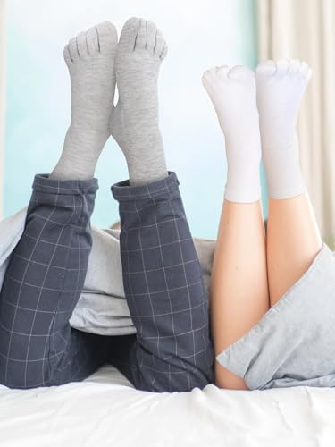 15 Pairs Women Toe Socks Cotton Five Toe Socks Breathable Crew Socks with toes separated for Women Men Athletic4
