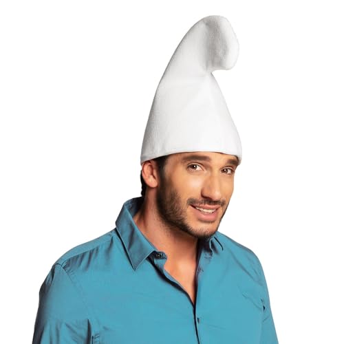 Bonnet Schtroumpf / Lutin – Déguisement Enfant – Blanc – Taille Unique élastique