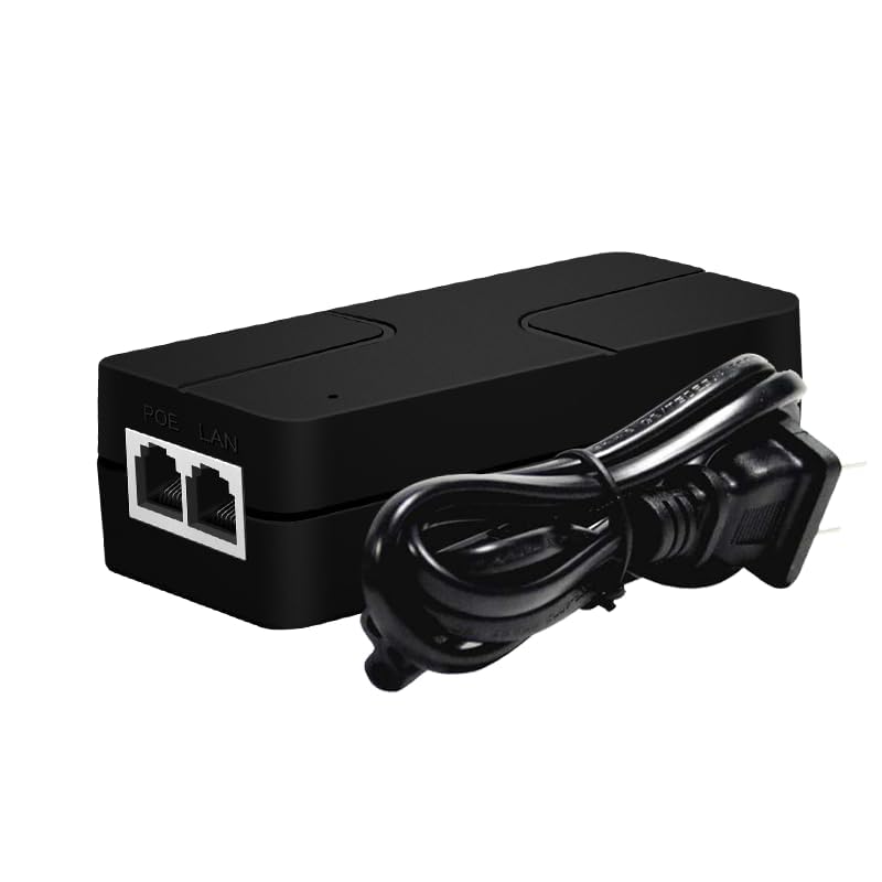 Image of 2.5G PoE+ Injector 30W Non-PoE to PoE Adapter with 2 RJ-45 Ports - 100 /1000 /2500Mbps, IEEE 802.3af /at Compliant, Plug & Play, Distance Up to 100m (328 ft.), Ideal for IP Phones, IP Camera