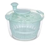 JINYUDOME Manual Salad Spinner Large 5L Capacity, Fruits and Vegetable Washer Dryer With Secure & Ro