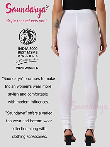 Image of Saundarya Pocket Leggings Slim fit Ankle Length uper Comb Stretchable Premium Cotton Lycra Leggings with 2 Pockets