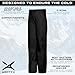 Arctix Kids Snow Pants with Reinforced Knees and Seat, Black, 4T