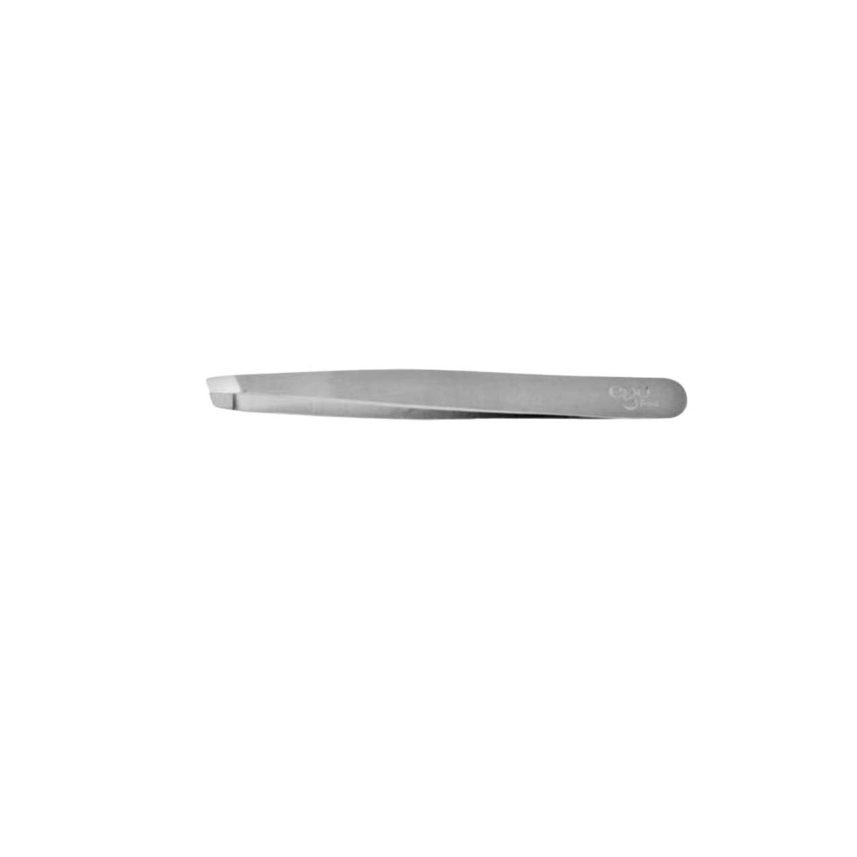 Pinzetta per sopracciglia EGO con punta obliqua in acciaio 9CM 52115-0