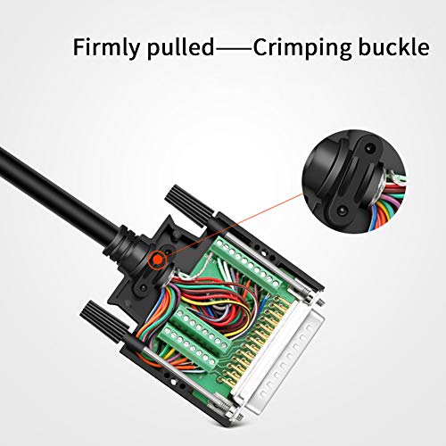 Comopez Db25 Breakout Connector 2 Row Plug D-Sub Serial To 25Pin Port Terminal Board Signal Module Male Adapter With Case #TOP4