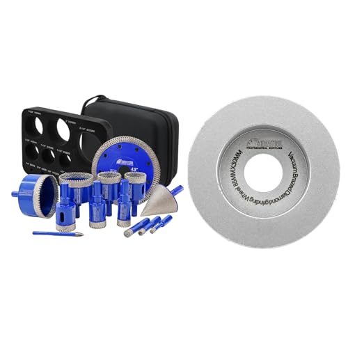 Kit brocas diamantadas para perforar porcelana y mármol miniatura 1