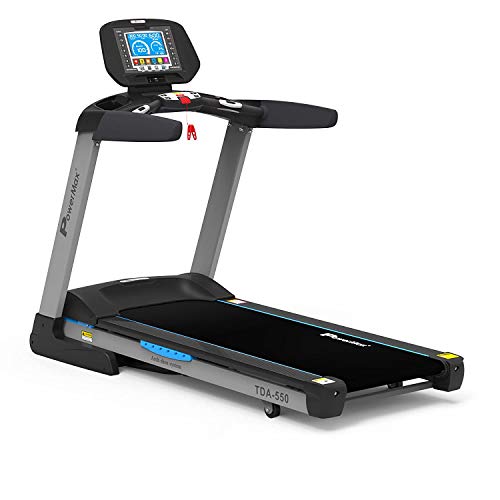 PowerMax Fitness TDA-550 (6.0HP Peak) Motorized Treadmill with Bluetooth App for Android & iOS, Hi-Fi Speaker, Automatic Incline, Home Use & 400m Track UI (B06WLGMKH5) Amazon Price History, Amazon Price Tracker