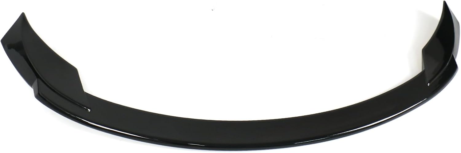 IKON MOTORSPORTS, Trunk Spoiler Compatible with 2017-2025 Tesla Model 3, Sport Style Gloss Black Blow Molding ABS Plastic Rear Trunk Lid Spoiler Wing Lip