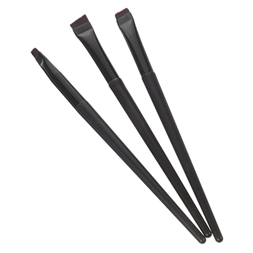 VALICLUD 3 Piezas Pinceles de Maquillaje de Doble Delineado de Ojos Pinceles Delineador y Ergonómico y Ligero