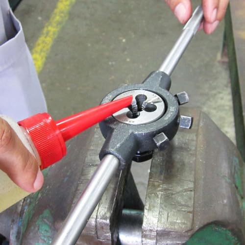 Durlo 2 Stück Rundschneideisen Aus Legiertem Stahl, Rundschneideisenschlüssel Aus Schnellarbeitsstahl (M2,5 X 0,45 Mm)