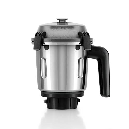 Image of Atomberg 1 L Dry Grinding Jar | Compatible with all Atomberg Mixer Grinders | Anti-Gravity Lid Locks for Hands-Free Operation | Ideal for Batter, Dry Spices, Purees