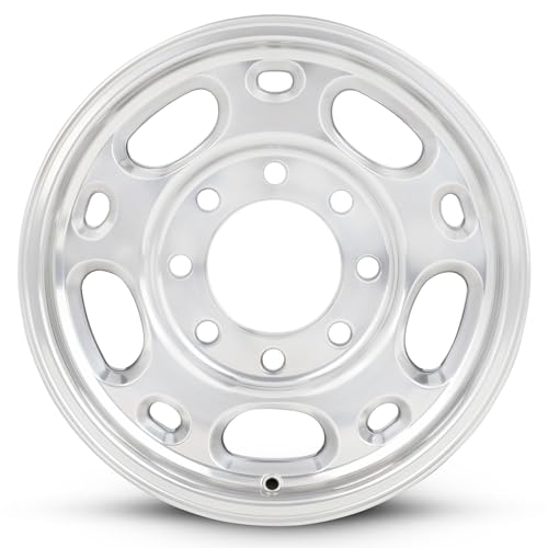 Road Ready Car Wheel For 2002-2006 Chevrolet Avalanche 2500 2001-2007 Chevrolet Silverado 1500 1999-2010 Chevrolet Silverado 2500 Chevrolet Suburban 2500 GMC Sierra 2500 16 Inch 8 Lug Gray Aluminum R