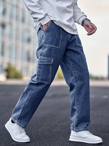 Image of JVX Jeans for Men || Men Jeans || Reguler Fit DenimJeans || CargoJeans (NJJ-03)