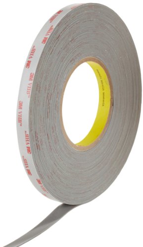 3M RP45 VHB Tape Roll - 0.5 in. x 54 ft. Gray Double-Sided Tape with Acrylic Adhesive. Adhesives and Tapes