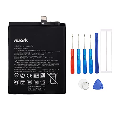 Swark BM3K   Batería compatible con Mi Mix 3 Mix 3 5G M1810E5GG M1810E5A con herramientas