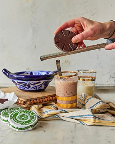 TAZA CHOCOLATE | Sea Salt Chocolate Disc | Organic Sea Salt 70% Dark Chocolate | Mexican Style | 2.7 Oz | Case of 12