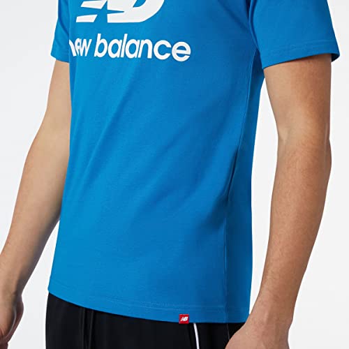 New Balance T-Shirt Uomo WAB Wave Blue, M