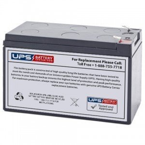 12V 7.2Ah Sealed Lead Acid Replacement Battery F1 Terminals by UPSBatteryCenter