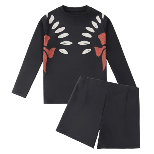 Image of Girls Long Sleeve Swimsuits 2 Pieces Set Rash Guard Swimwear Quick Dry Surfing Wetsuit for Kids Bathing Suit 5-16 Years