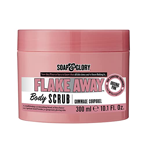 Soap & Glory Original Pink Flake Away Exfoliating Body Scrub - Smoothing & Buffing Vegan Body Scrub...