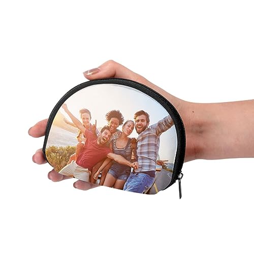Custom Coin Purse Personalized Design Your Own Photo Logo Name Change Purse Wallet Zipper Durable Cash Pouch Suitable for Women Men Storage Gifts3
