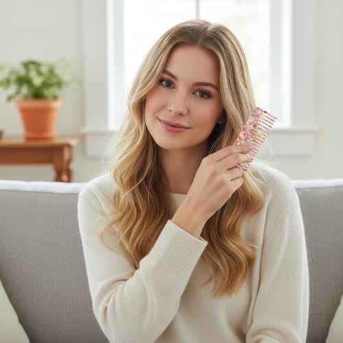 4 Peines Anchos de Dientes Grandes para Mujeres miniatura 6