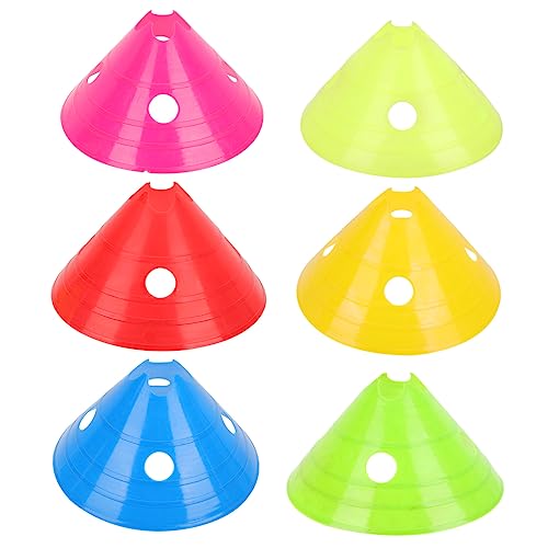 SUPVOX 6 Pack Football Training Hurdles Soccer Drill Equipment Training Obstacles for Speed and Agility Random Color
